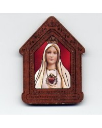 Imán del Inmaculado Corazón de María (para colocar en coche, nevera, etc.)