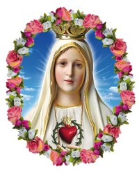 Adhesivo Virgen de Fátima