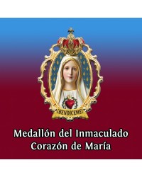 Medallón del Inmaculado Corazón de María