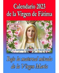 Calendario 2023 de la Virgen de Fátima