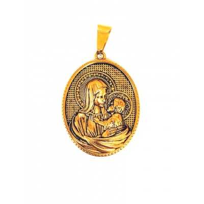 Medalla de la Virgen María y el Niño Jesús 4,5cm