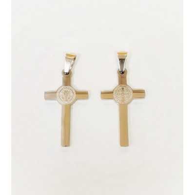 Cruz de San Benito (plateado) 4cm